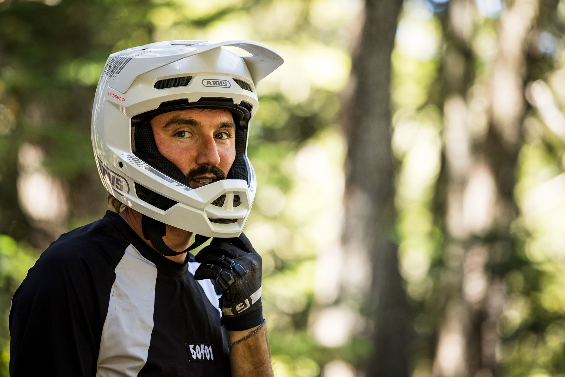 Phil Atwill sur son VTT