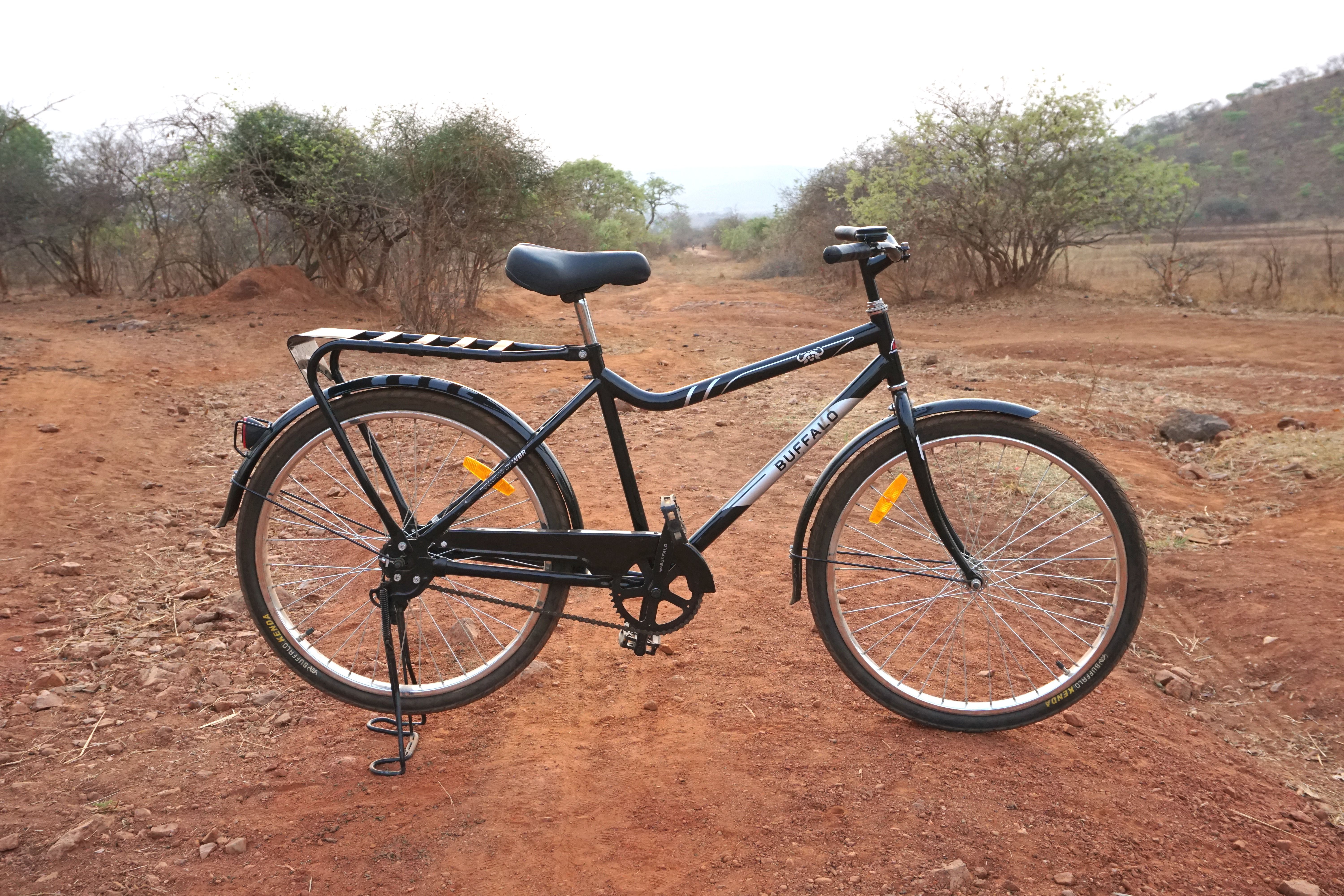 Una Buffalo Bicycle utilizada en un programa de World Bicycle Relief